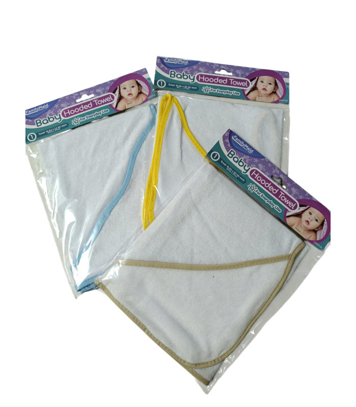 TOHALLA CON CAPUCHA PARA BEBE