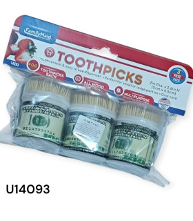 Palillos de dientes de madera