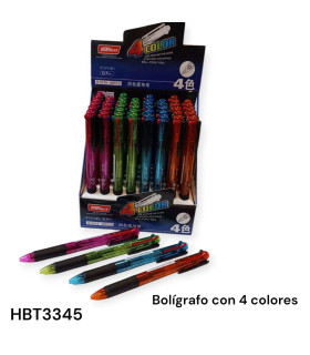 Bolígrafo de 4 Colores Tontonke