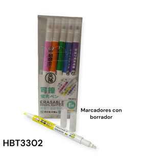Resaltadores Borrables "Erasable Highlighter"