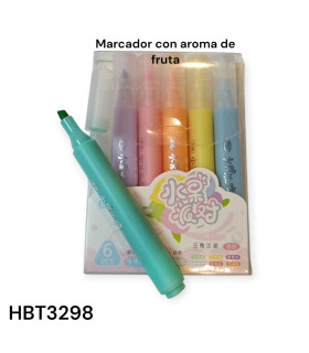 Resaltadores con Aroma a Frutas