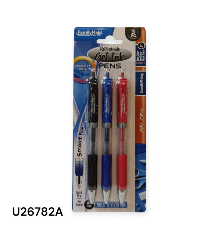 Bolígrafos de Tinta de Gel Retráctiles