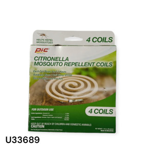 Espirales Repelentes de Mosquitos con Citronela