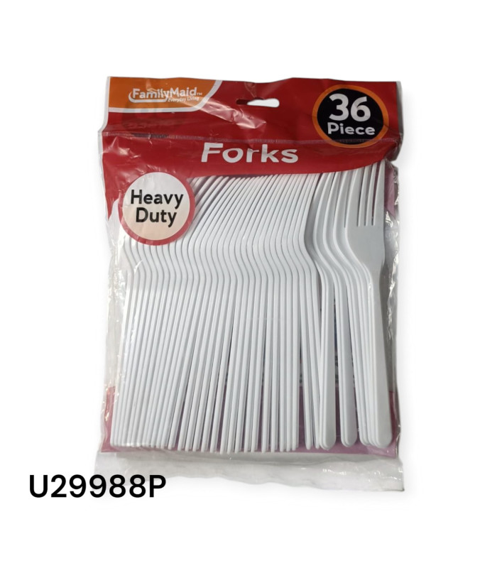 Tenedores de Plástico Desechables de Alta Resistencia