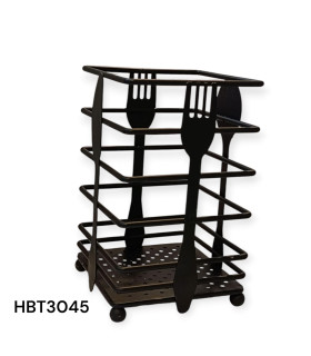 Organizador de Cubiertos Metálico (Cuadrangular)