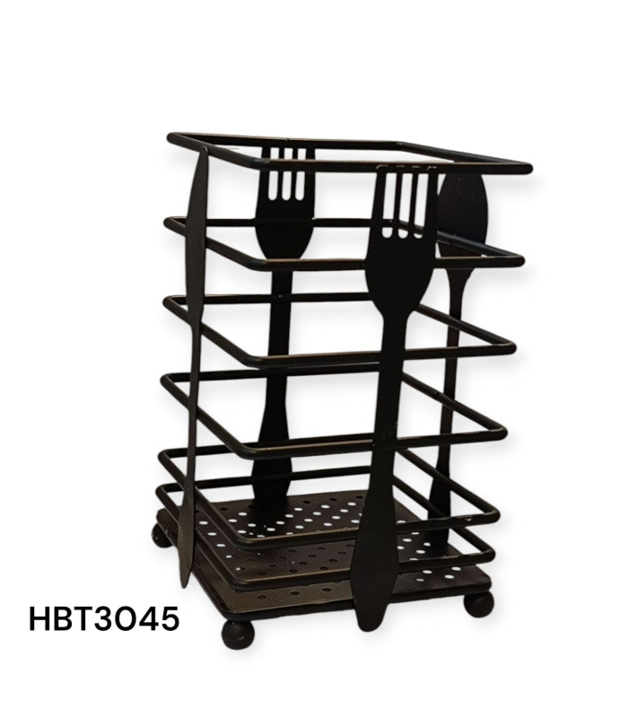 Organizador de Cubiertos Metálico (Cuadrangular)