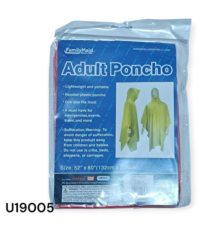 Poncho Desechable