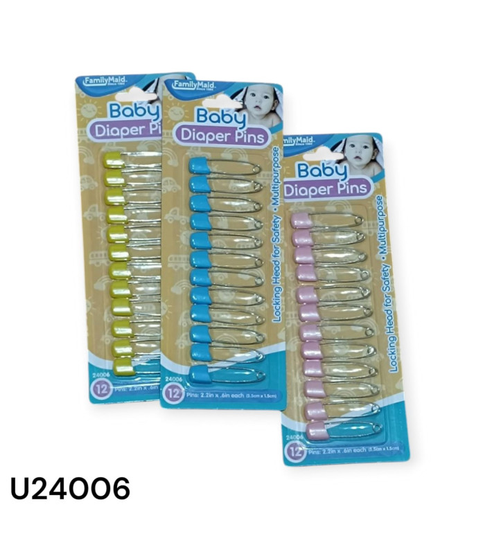 Imperdibles de Seguridad para Pañales de Bebé