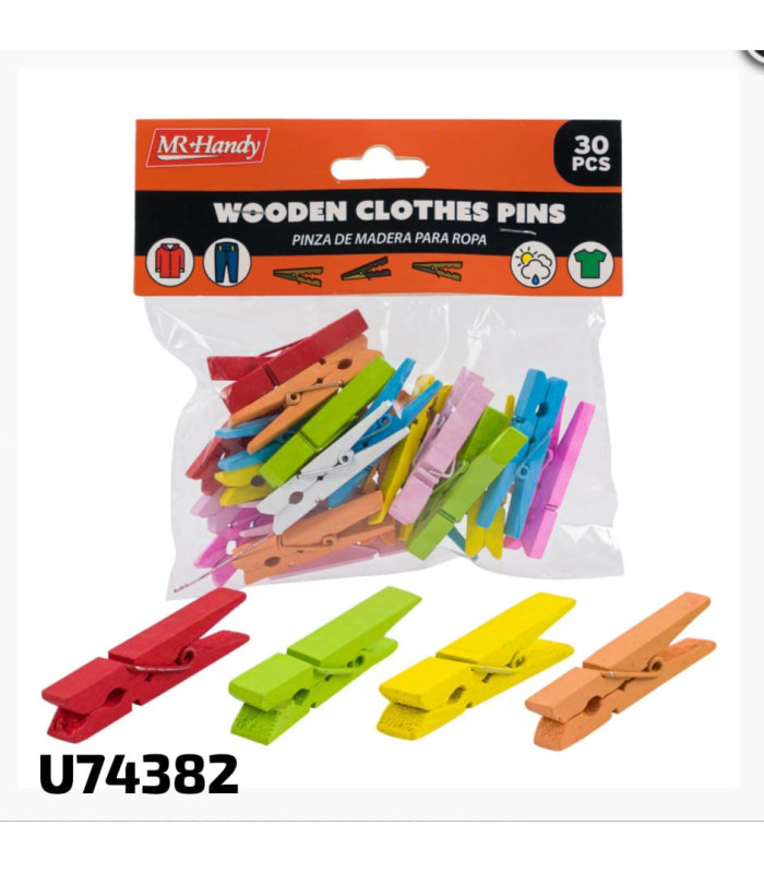 Pinzas de Madera para Ropa