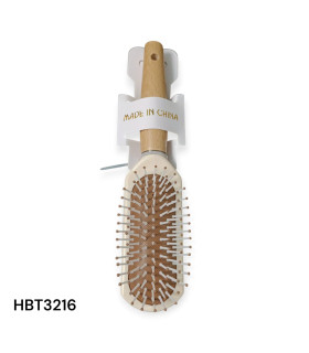 Cepillo Ovalado de Madera