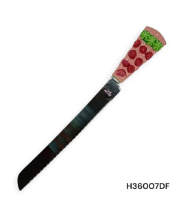 Cuchillo para Pastel con Diseño de Porción de Pizza