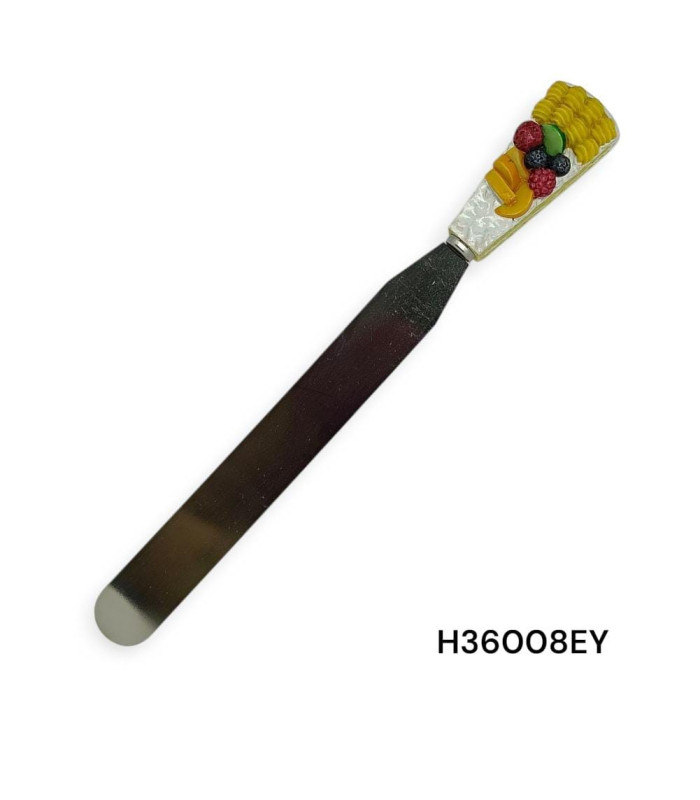 Espátula para Pastel con Diseño de Porción de Tarta de Frutas