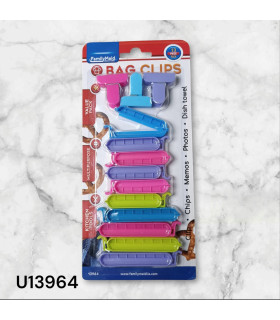 Set de 13 Pinzas para Bolsas