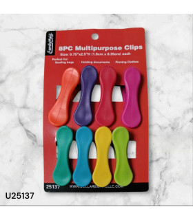 Set de 8 Pinzas Multiusos