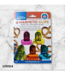 Set de 5 Pinzas Magnéticas Multiusos