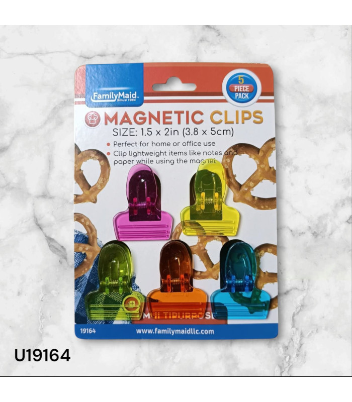 Set de 5 Pinzas Magnéticas Multiusos